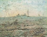 Vincent Van Gogh The Plough and the Harrow (nn04) oil painting on canvas